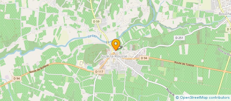 localisation de l'entreprise LE MAS DES AIGUIERES  SUZE-LA-ROUSSE