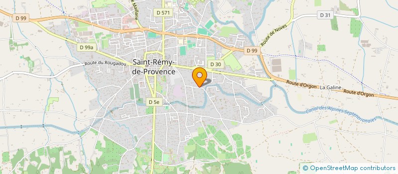 localisation de l'entreprise LE MAS DES AMIS  SAINT-REMY-DE-PROVENCE