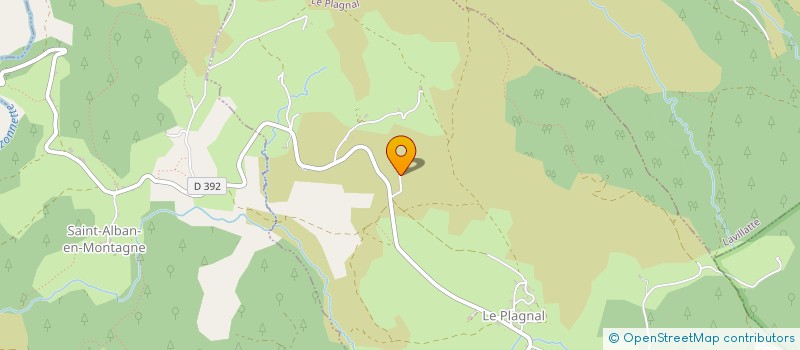 localisation de l'entreprise LE MAS DES ANES  LE PLAGNAL