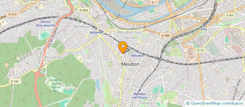 localisation de l'entreprise LE MAS DES ANGES  MEUDON