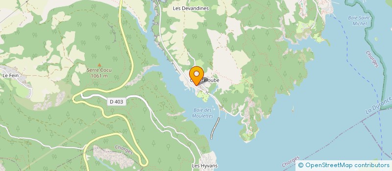 localisation de l'entreprise LE MAS DES BATARDES  CHORGES