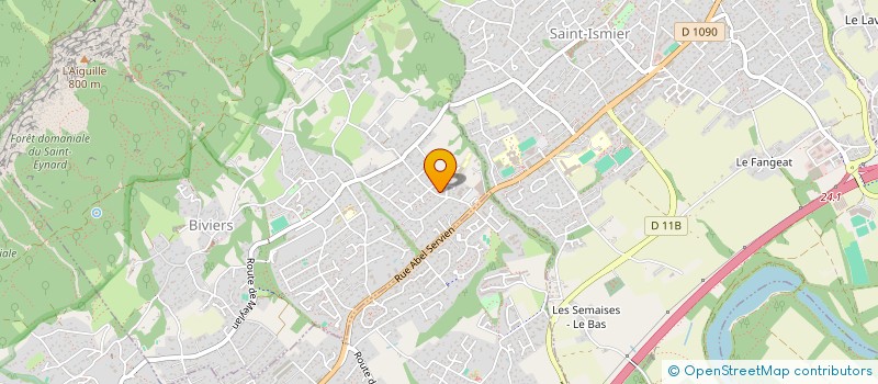 localisation de l'entreprise LE MAS DES BRETS  BIVIERS