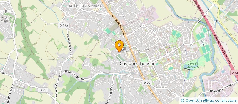 localisation de l'entreprise LE MAS DES CANELLES à CASTANET-TOLOSAN