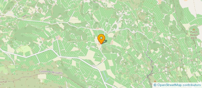 localisation de l'entreprise LE MAS DES GARRIGUES  CASTELNAU-DE-GUERS