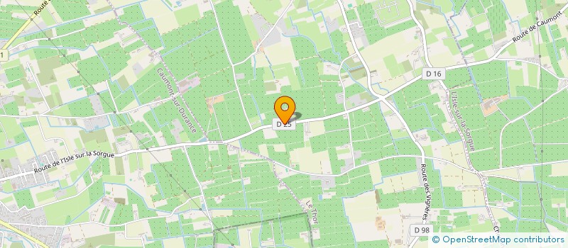localisation de l'entreprise LE MAS DES GRANDS CYPRES  LE THOR