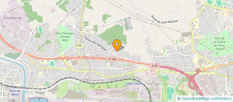 localisation de l'entreprise LE MAS DES GRANDS POISSONNIERS  MARTIGUES