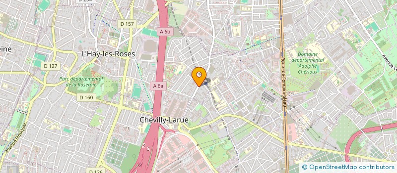 localisation de l'entreprise LE MAS DES LIEVRES  L'HAY-LES-ROSES