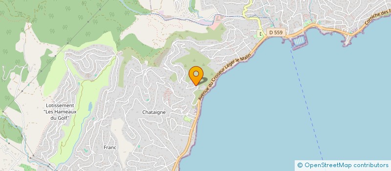 localisation de l'entreprise LE MAS DES MIMOSAS à SAINTE-MAXIME