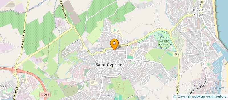 localisation de l'entreprise LE MAS DES OLIVIERS à SAINT-CYPRIEN