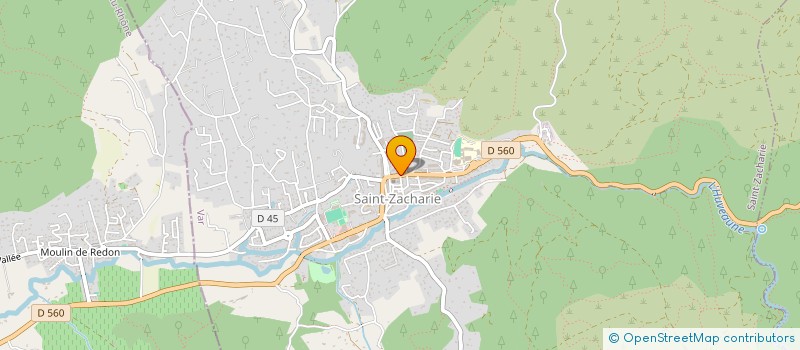 localisation de l'entreprise LE MAS DES OLIVIERS  SAINT-ZACHARIE