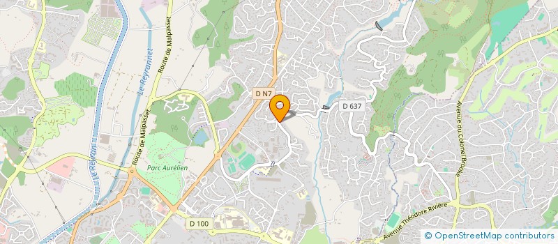localisation de l'entreprise LE MAS DES OLIVIERS à FREJUS