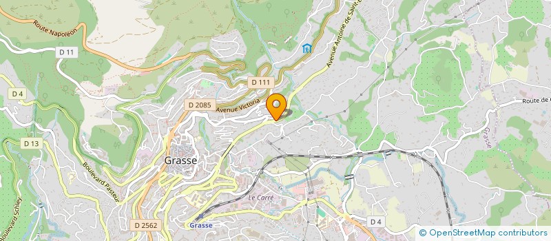 localisation de l'entreprise LE MAS DES PARFUMS à GRASSE