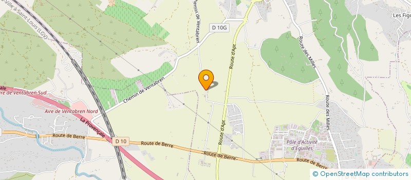 localisation de l'entreprise LE MAS DES SAULES à EGUILLES
