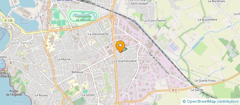 localisation de l'entreprise LE MAS DU FOUR  SAINT-MALO