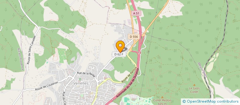 localisation de l'entreprise LE MAS DU LUBERON  VENELLES