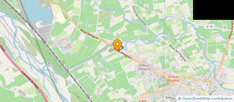 localisation de l'entreprise LE MAS DU MIDI  CAVAILLON