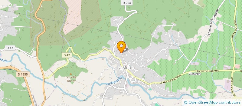 localisation de l'entreprise LE MAS DU PERE à LA MOTTE