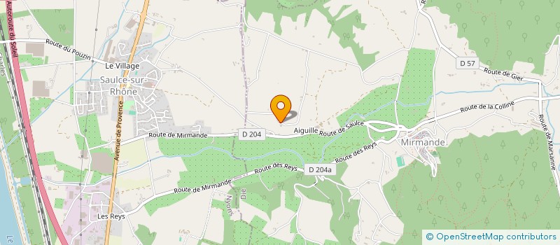 localisation de l'entreprise LE MAS DU ROCHET  MIRMANDE