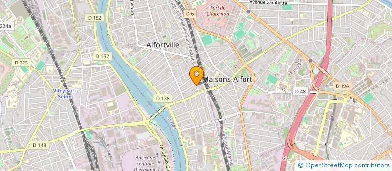 localisation de l'entreprise LE MAS DU RONC  ALFORTVILLE