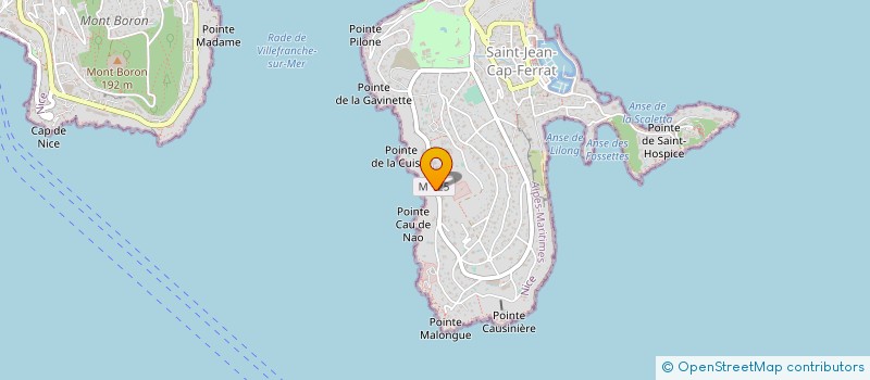 localisation de l'entreprise LE MAS DU ROURE à SAINT-JEAN-CAP-FERRAT