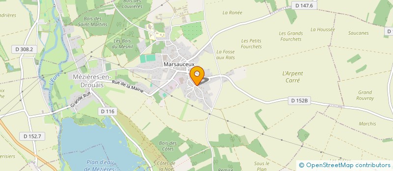 localisation de l'entreprise LE MAS DU SUD à ALLAINVILLE