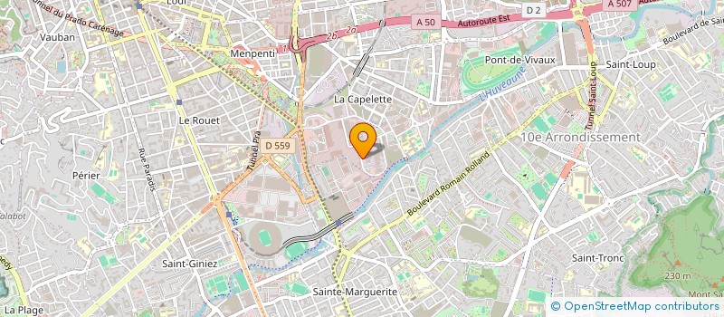 localisation de l'entreprise LE MAS DU TILLEUL à MARSEILLE