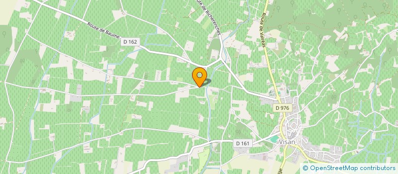 localisation de l'entreprise LE MAS DU VIEUX PIN  VISAN