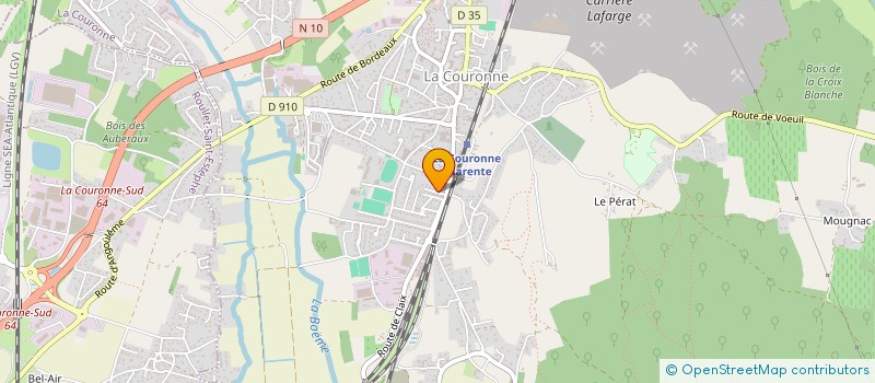localisation de l'entreprise LE MAS FONTAINE à LA COURONNE