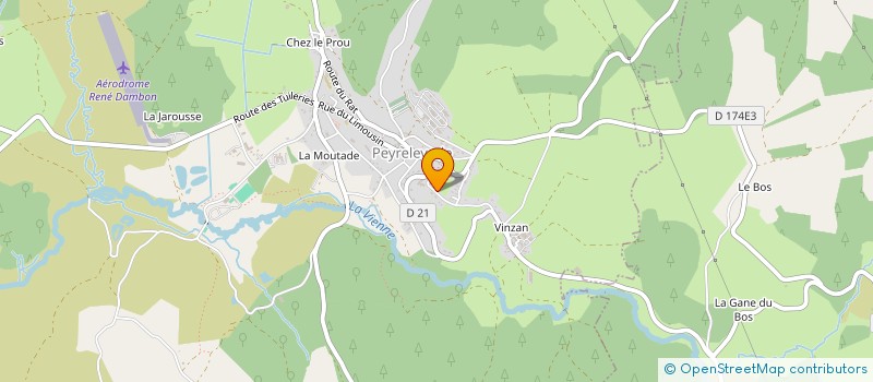 localisation de l'entreprise LE MAS, MONTAGNE LIMOUSINE ACCUEIL SOLIDARITE  TARNAC