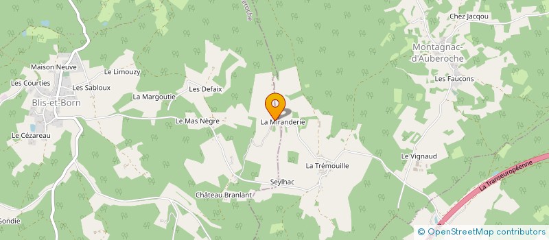 localisation de l'entreprise LE MAS NEGRE  BASSILLAC ET AUBEROCHE