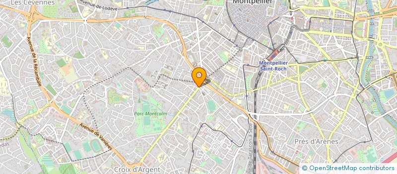 localisation de l'entreprise LE MAS OCCITAN à MONTPELLIER