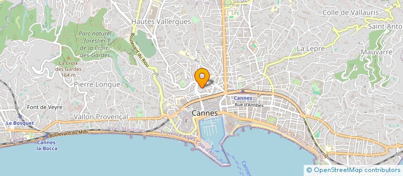 localisation de l'entreprise LE MAS PARADOU  CANNES