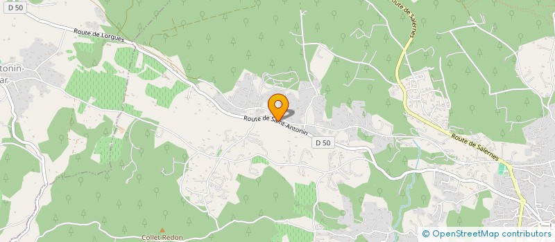 localisation de l'entreprise LE MAS PINEDE à LORGUES