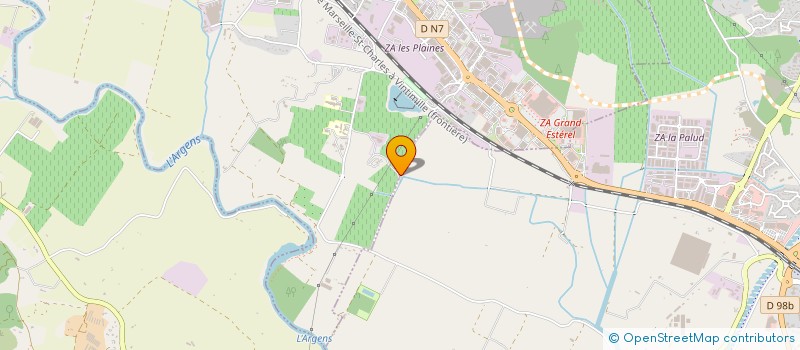 localisation de l'entreprise LE MAS PRODUCTION  PUGET-SUR-ARGENS