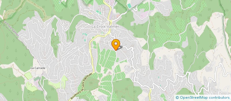 localisation de l'entreprise LE MAS PROVENCAL  LA CROIX-VALMER