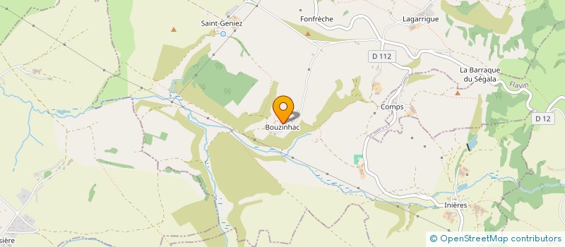 localisation de l'entreprise LE MAS RUAS  SAINTE-RADEGONDE