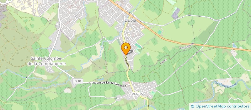 localisation de l'entreprise LE MAS SAINT ANTOINE  LLUPIA