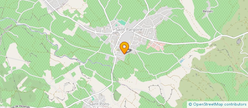 localisation de l'entreprise LE MAS SAINT CLAIR  SAINT-PARGOIRE