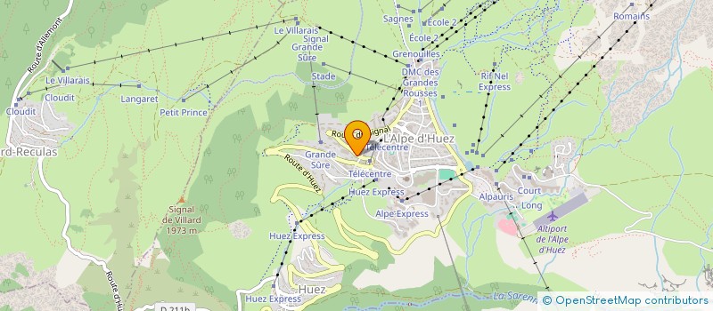 localisation de l'entreprise LE MAS SAINT MARTIN  HUEZ