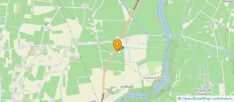 localisation de l'entreprise LE MAS SAINT PHILIPPE  JONQUIERES