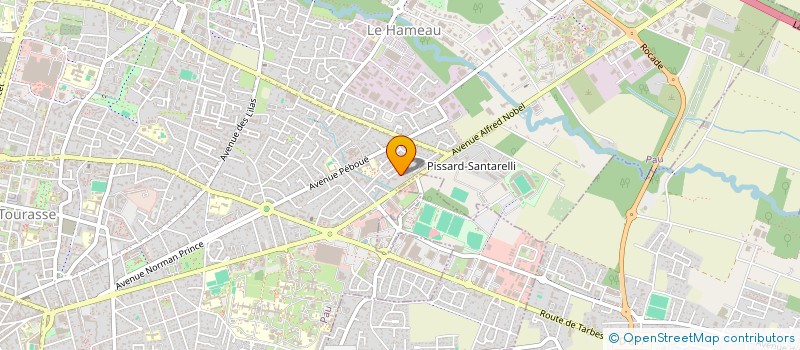 localisation de l'entreprise LE MAS SERENU à PAU