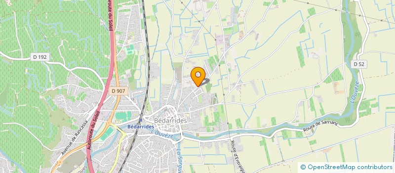 localisation de l'entreprise LE MAS TURQUOISE  BEDARRIDES