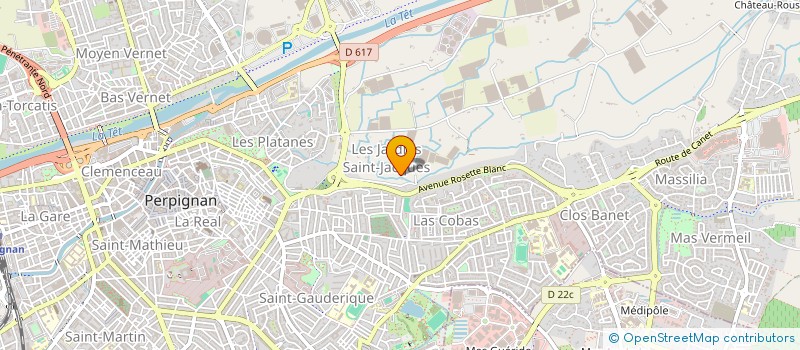 localisation de l'entreprise LE MAS ZITA  PERPIGNAN