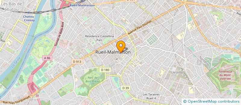 localisation de l'entreprise LE MASCARET à RUEIL-MALMAISON