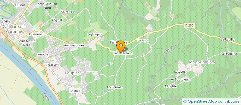 localisation de l'entreprise LE MASCARET  LOUPIAC