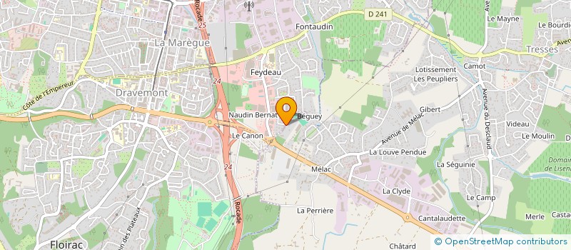 localisation de l'entreprise LE MASCARET à TRESSES