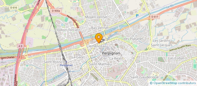 localisation de l'entreprise LE MASET DU JARDIN  PERPIGNAN