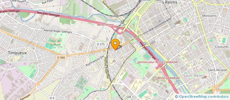 localisation de l'entreprise LE MASQUE A PLUME  REIMS