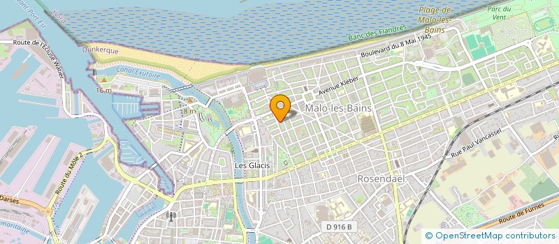 localisation de l'entreprise LE MASQUELOURE BLOUSE BANDE à DUNKERQUE