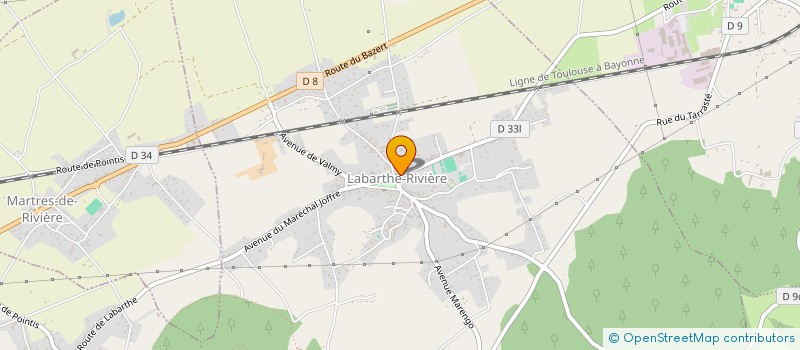 localisation de l'entreprise LE MASSENET  LABARTHE-RIVIERE